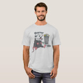Burp - Grappige Opossum T-shirt (Voorkant volledig)