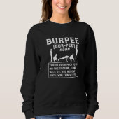 Burpee Definiton for Aerobic Workout Trui (Voorkant)
