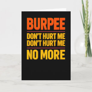 Burpee Doe Me Niks Grappige Fitness Jaren 90 Worko Kaart