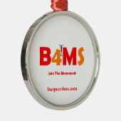 Burpees 4 MS-versieringen Metalen Ornament (Rechts)