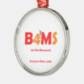 Burpees 4 MS-versieringen Metalen Ornament (Links)