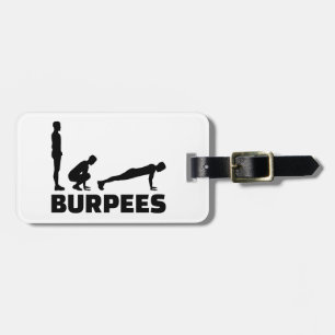 Burpees Bagagelabel