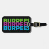 Burpees Bagagelabel (Voorkant horizontaal)