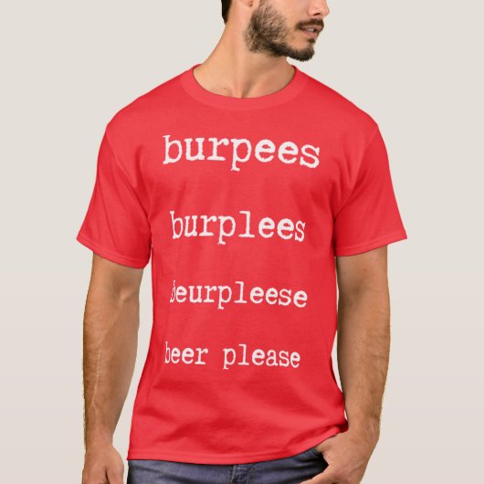 burpees friends t-shirt (Voorkant)