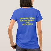 Burpees - Gooi jezelf op de vloer T-shirt (Achterkant)