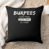Burpees houdt van hen die ze haten en ze doen grap kussen (Deken)