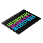 Burpees Notitieboek (Linkerzijde)