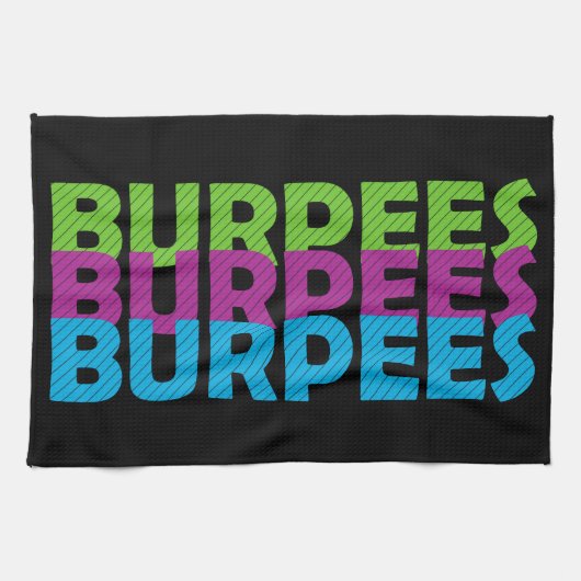 Burpees Theedoek (Horizontaal)