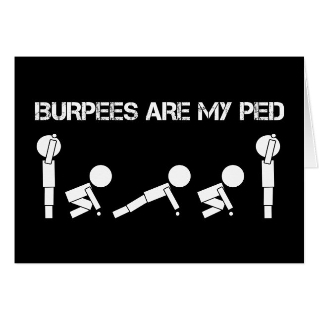 Burpees zijn mijn PED (Voorkant Horizontaal)