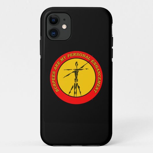 Burpees zijn mijn PED Case-Mate iPhone Case (Achterkant)