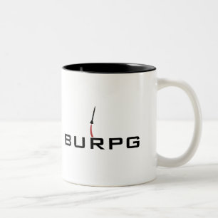 BURPG-Mok (11 oz) Tweekleurige Koffiemok