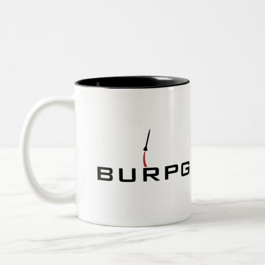 BURPG-Mok (11 oz) Tweekleurige Koffiemok (Links)