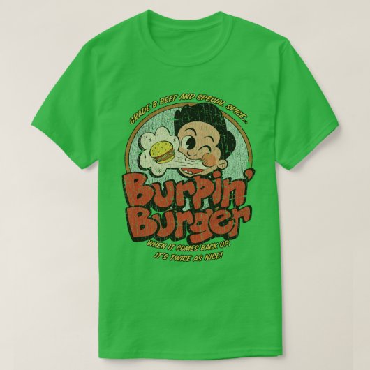 Burpin Burger 2016 T-shirt (Design voorkant)