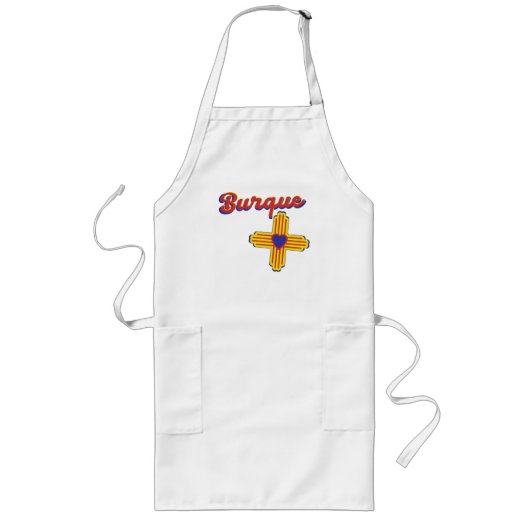 Burque Love Wat is koken Lang Schort (Voorkant)