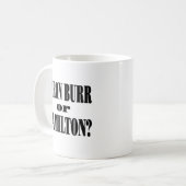 Burr of Hamilton? Koffiemok (Voorkant links)