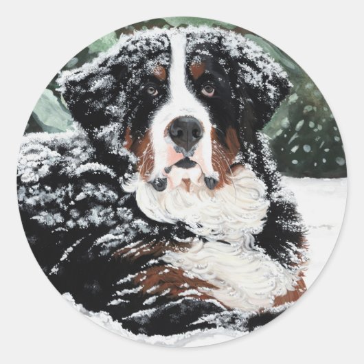 Burr Ronde Sticker (Voorkant)