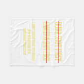 Burr Shot First Hamilton Shot First Funny Fleece Deken (Voorkant (Horizontaal))
