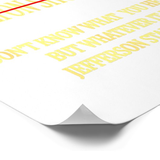 Burr Shot First Hamilton Shot First Funny  Poster (Hoek)