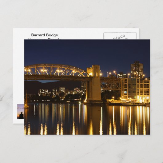 Burrard Bridge, Briefkaart Vancouver (Voorkant / Achterkant)