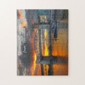 Burrard Street Bridge Vancouver. Jigzaag Puzzle Legpuzzel (Verticaal)