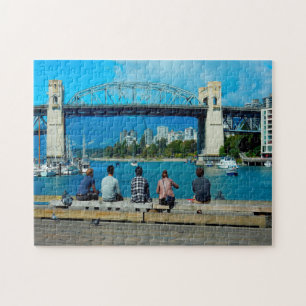 Burrard Street Bridge Vancouver. Legpuzzel