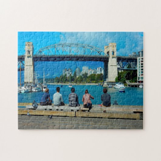 Burrard Street Bridge Vancouver. Legpuzzel (Horizontaal)