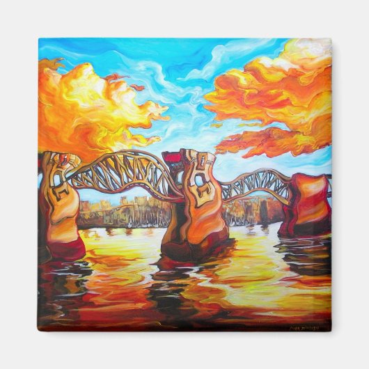 Burrard Sunset Magneet (Voorkant)