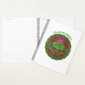 Burrell Scottish Tartan Celtic Thistle Planner (Display)