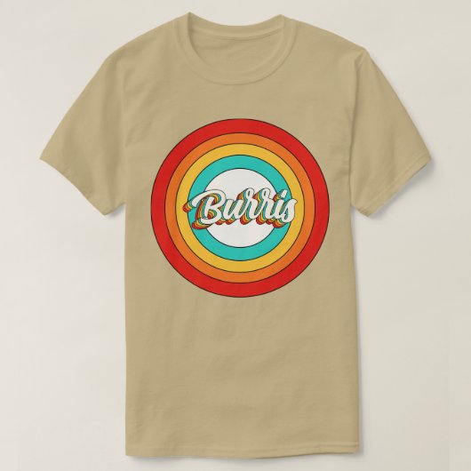 Burris Naam Shirt Burris Circle (Design voorkant)