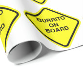 Burrito aan boord cadeaupapier (Rol Hoek)