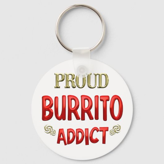Burrito Addict Sleutelhanger (Voorkant)