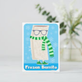 Burrito, bevroren briefkaart (Staand voorkant)