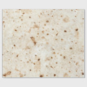 Burrito Blanket Flour Tortilla Taco Fast Food Wrap Cadeaupapier (Vlak)