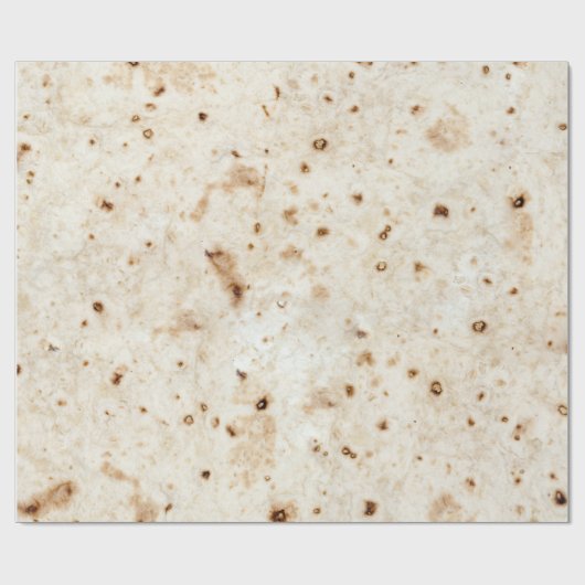 Burrito Blanket Flour Tortilla Taco Fast Food Wrap Cadeaupapier (Vlak)