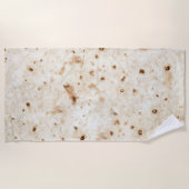 Burrito Blanket Flour Tortilla Taco Fast Food Wrap Strandlaken (Voorkant)