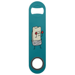 Burrito Boxer Fighter met Red Boxing Ghandschoenen Speed Flessenopener