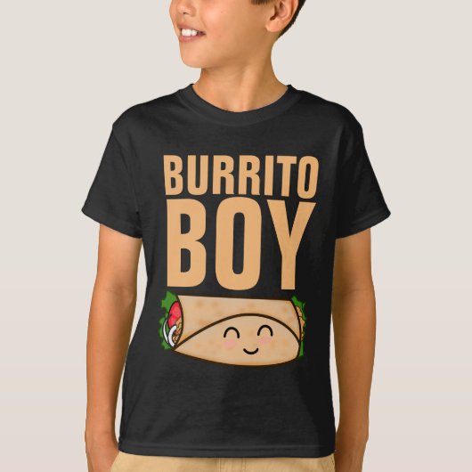 BURRITO BOY KINDER T-SHIRS T-SHIRT (Voorkant)