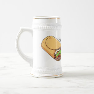 Burrito cartoon illustratie bierpul