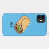 Burrito cartoon illustratie Case-Mate iPhone case (Achterkant (horizontaal))