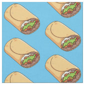 Burrito cartoon illustratie stof (Close Up)