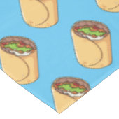 Burrito cartoon illustratie tafelkleed (Gekanteld)