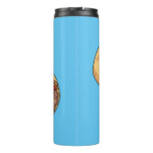 Burrito cartoon illustratie thermosbeker (Achterkant)