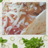 Burrito Cheese Funny Food Background Theedoek (Gevouwen)