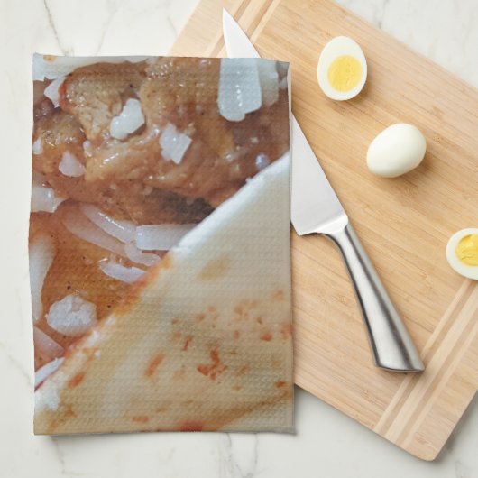 Burrito Cheese Funny Food Background Theedoek (Quarter Fold)