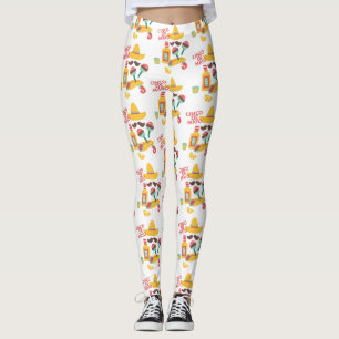 burrito cinco de mayo leggings