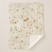 Burrito Deken Meel Tortilla Sherpa Fleece Gooi (Voorkant)