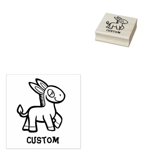 Burrito Donkey Leraarstempel Rubberstempel (Gestempeld)