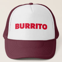 BURRITO leuke slogan vrachtwagenhoed