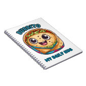 Burrito Mijn dagelijkse knuffel Notitieboek (Rechterzijde)