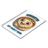 Burrito Mijn dagelijkse knuffel Notitieboek (Linkerzijde)